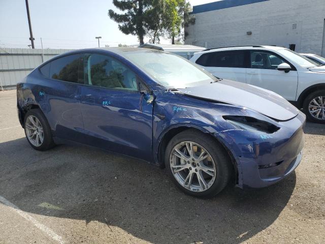 7SAYGDEE7NF559003 - 2022 TESLA MODEL Y BLUE photo 4