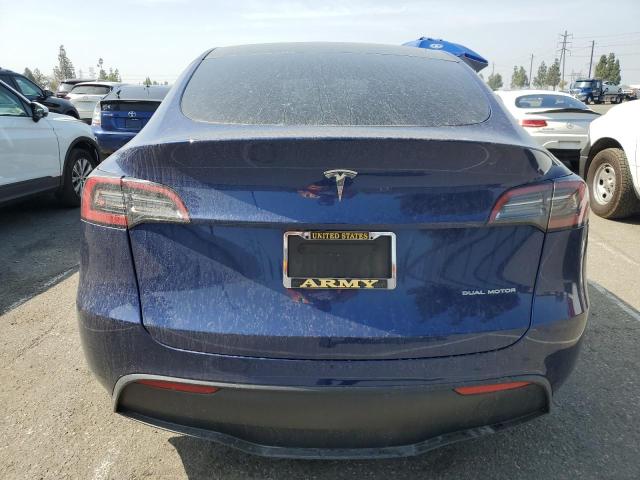 7SAYGDEE7NF559003 - 2022 TESLA MODEL Y BLUE photo 6