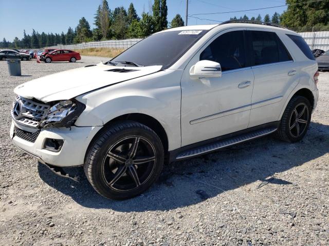 4JGBB8GB7BA732692 - 2011 MERCEDES-BENZ ML 350 4MATIC WHITE photo 1