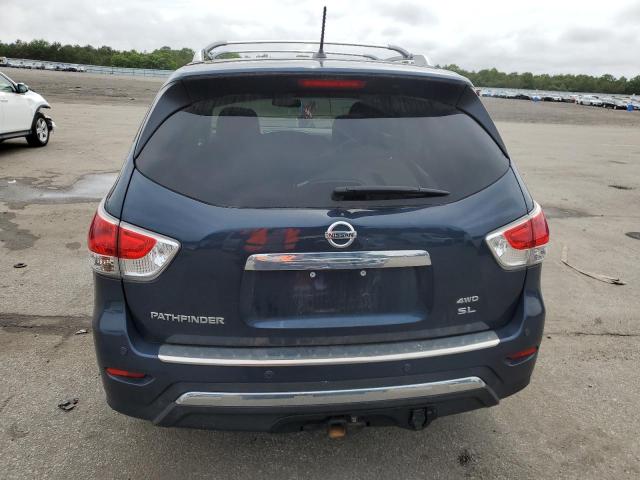 5N1AR2MM3FC685617 - 2015 NISSAN PATHFINDER S BLUE photo 6