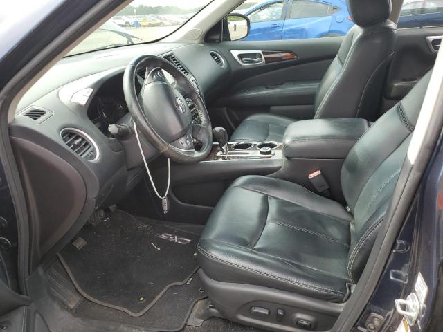 5N1AR2MM3FC685617 - 2015 NISSAN PATHFINDER S BLUE photo 7