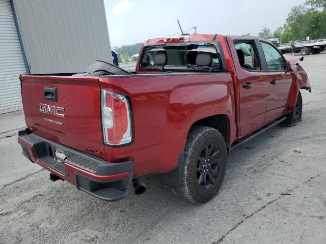 1GTG6FENXM1237003 - 2021 GMC CANYON AT4 RED photo 3