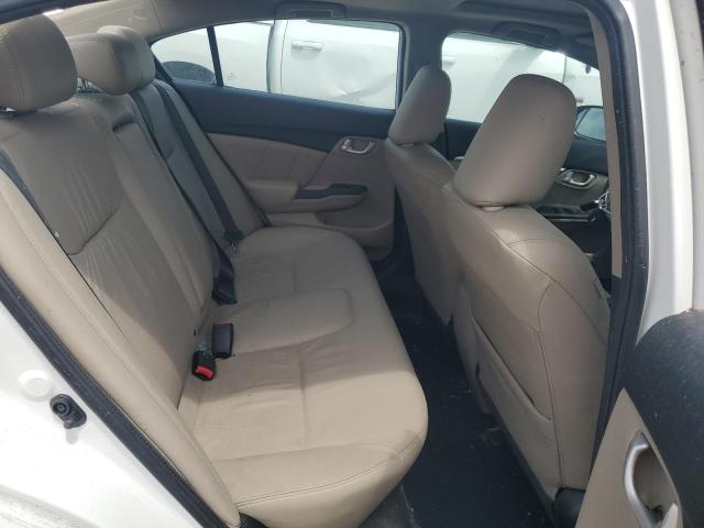 19XFB2F90EE085071 - 2014 HONDA CIVIC EXL WHITE photo 10