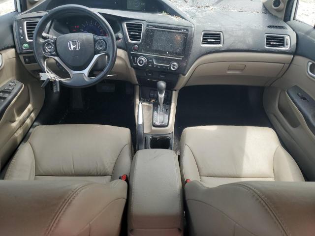 19XFB2F90EE085071 - 2014 HONDA CIVIC EXL WHITE photo 8