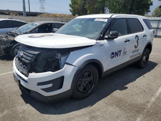 1FM5K8AR0KGB22164 - 2019 FORD EXPLORER POLICE INTERCEPTOR 白色 照片 1