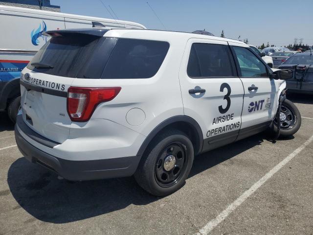 1FM5K8AR0KGB22164 - 2019 FORD EXPLORER POLICE INTERCEPTOR 白色 照片 3
