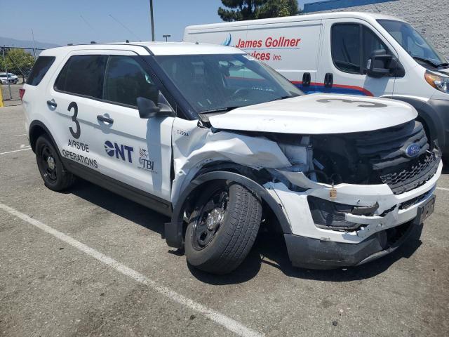 1FM5K8AR0KGB22164 - 2019 FORD EXPLORER POLICE INTERCEPTOR 白色 照片 4