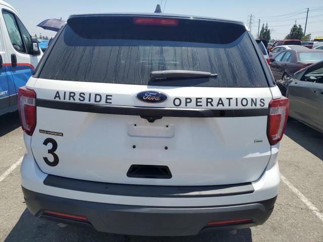 1FM5K8AR0KGB22164 - 2019 FORD EXPLORER POLICE INTERCEPTOR WHITE photo 6