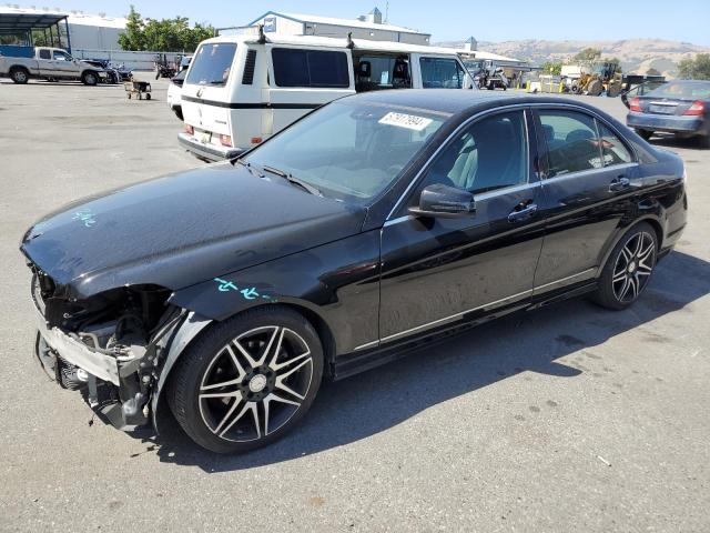 WDDGF4HBXER305153 - 2014 MERCEDES-BENZ C 250 BLACK photo 1