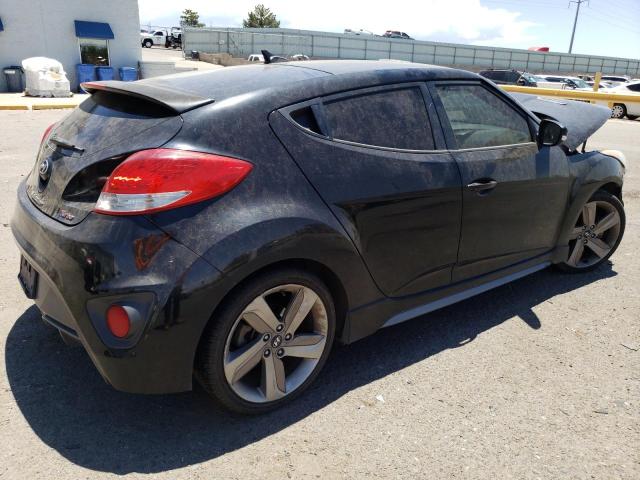 KMHTC6AE3DU163771 - 2013 HYUNDAI VELOSTER TURBO BLACK photo 3