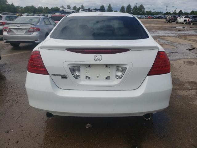 1HGCM66557A011329 - 2007 HONDA ACCORD EX WHITE photo 6