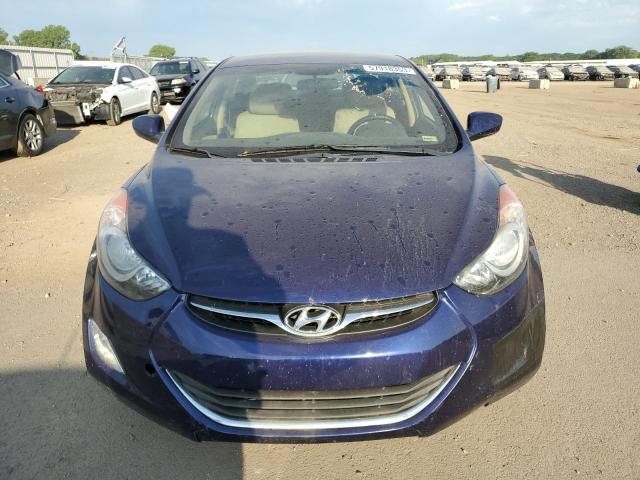 5NPDH4AE2DH213374 - 2013 HYUNDAI ELANTRA GLS BLUE photo 5