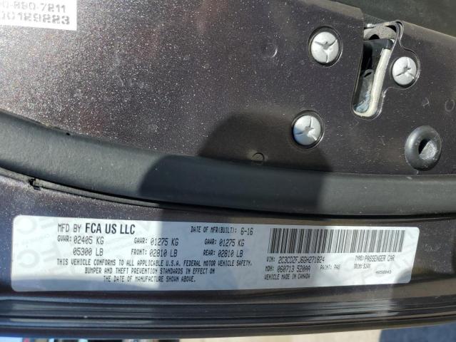 2C3CDZFJ6GH271824 - 2016 DODGE CHALLENGER R/T SCAT PACK CHARCOAL photo 12