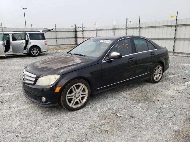 WDDGF56X49R070047 - 2009 MERCEDES-BENZ C 350 BLACK photo 1