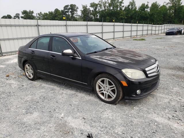 WDDGF56X49R070047 - 2009 MERCEDES-BENZ C 350 BLACK photo 4