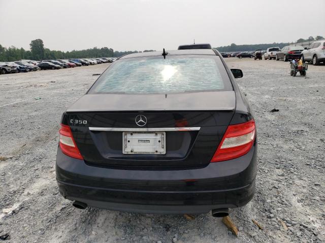 WDDGF56X49R070047 - 2009 MERCEDES-BENZ C 350 BLACK photo 6