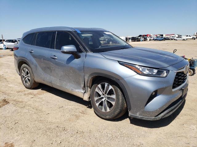 5TDGZRAH1LS014861 - 2020 TOYOTA HIGHLANDER XLE BLUE photo 4