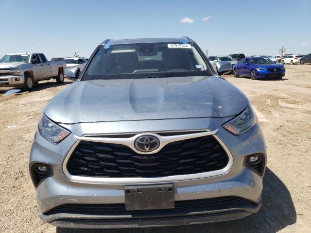 5TDGZRAH1LS014861 - 2020 TOYOTA HIGHLANDER XLE BLUE photo 5
