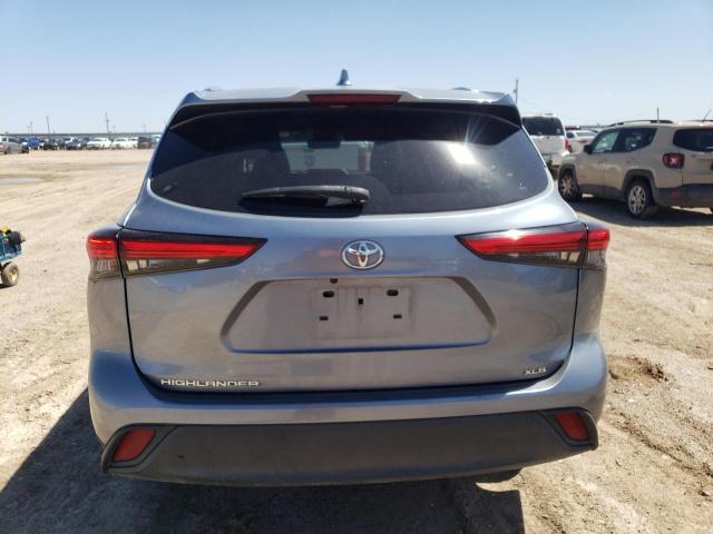 5TDGZRAH1LS014861 - 2020 TOYOTA HIGHLANDER XLE BLUE photo 6