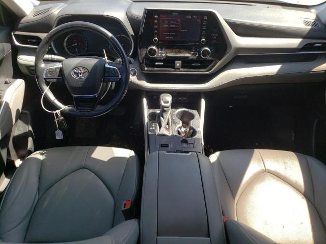 5TDGZRAH1LS014861 - 2020 TOYOTA HIGHLANDER XLE BLUE photo 8