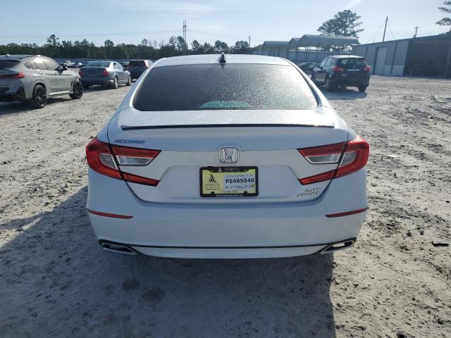 1HGCV2F30MA027325 - 2021 HONDA ACCORD SPORT WHITE photo 6