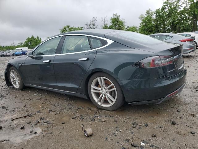 5YJSA1CN7CFP01370 - 2012 TESLA MODEL S BLACK photo 2