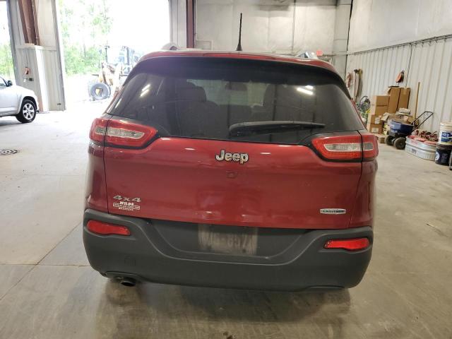 1C4PJMCBXHW587641 - 2017 JEEP CHEROKEE LATITUDE RED photo 6