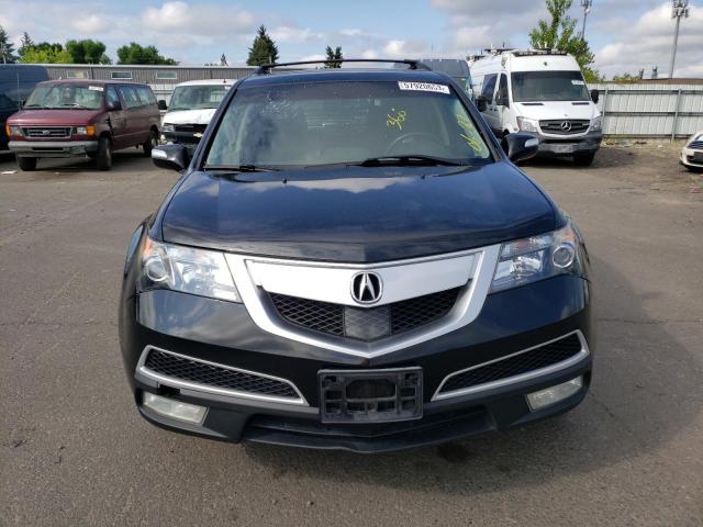 2HNYD2H65CH540644 - 2012 ACURA MDX ADVANCE BLACK photo 5