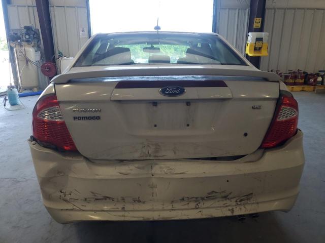 3FAHP0HA6BR284433 - 2011 FORD FUSION SE WHITE photo 6