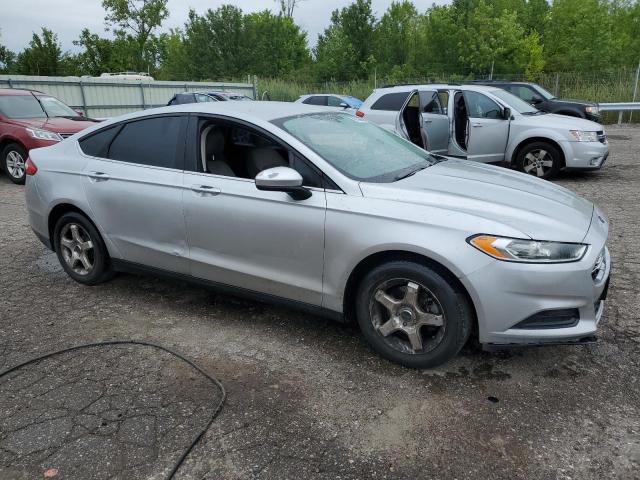 3FA6P0G71DR278944 - 2013 FORD FUSION S SILVER photo 4