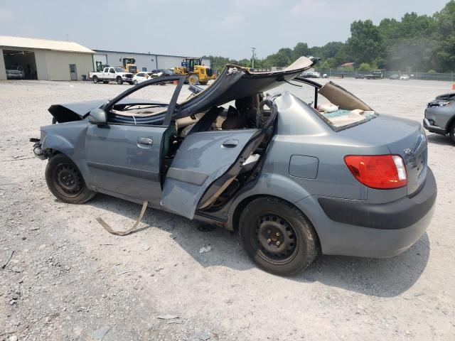 KNADE123676194084 - 2007 KIA RIO BASE GRAY photo 2