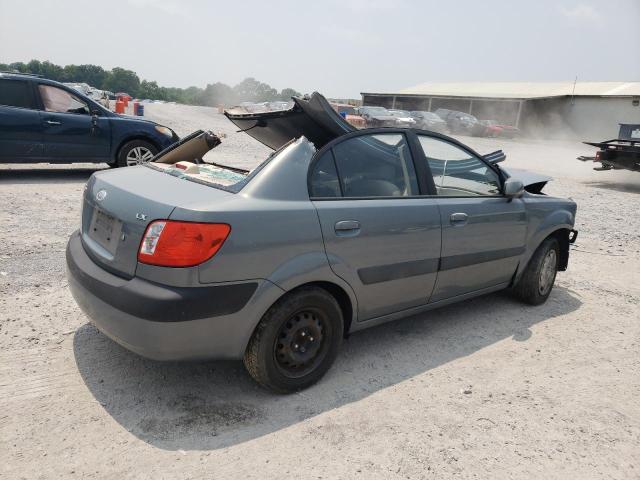 KNADE123676194084 - 2007 KIA RIO BASE GRAY photo 3