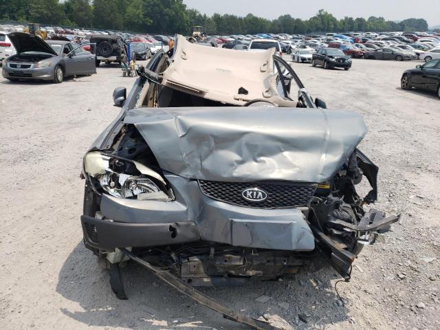 KNADE123676194084 - 2007 KIA RIO BASE GRAY photo 5