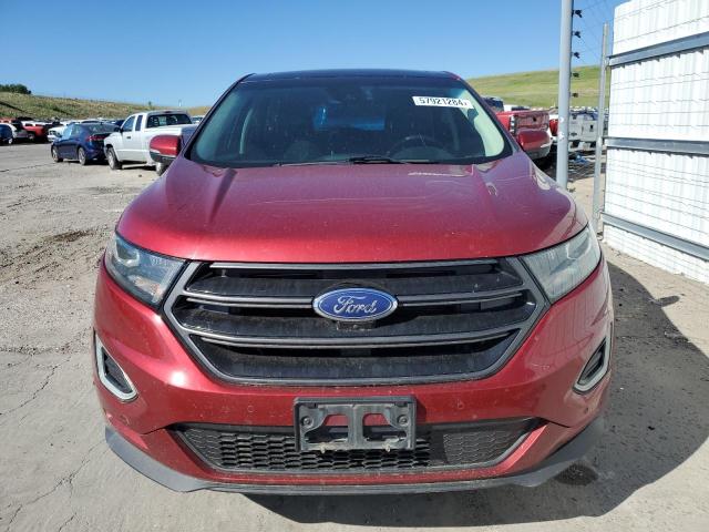 2FMTK4AP1FBB03537 - 2015 FORD EDGE SPORT RED photo 5