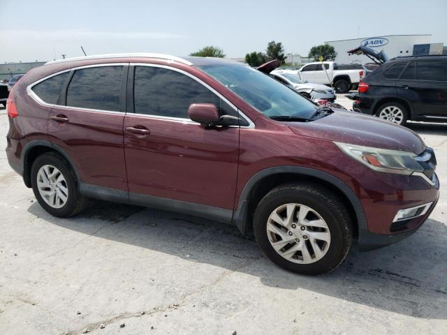 2HKRM4H7XFH674513 - 2015 HONDA CR-V EXL BURGUNDY photo 4