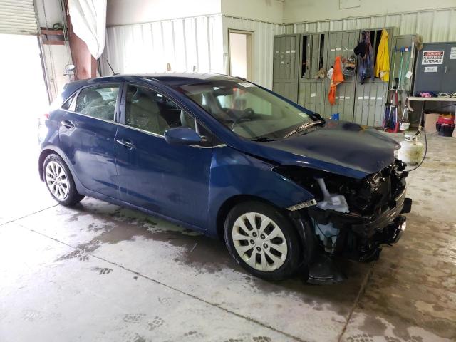 KMHD35LH7GU260529 - 2016 HYUNDAI ELANTRA GT BLUE photo 4