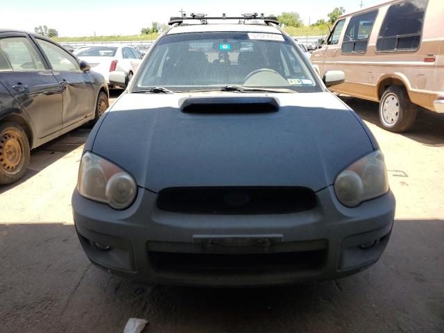 JF1GG29624G807863 - 2004 SUBARU IMPREZA WRX GRAY photo 5