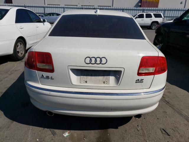 WAUML44E14N009866 - 2004 AUDI A8 L QUATTRO WHITE photo 6