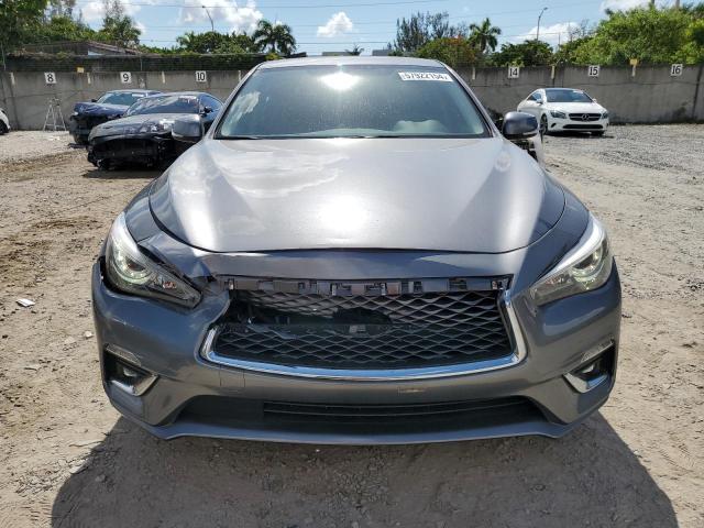 JN1EV7AP7KM542562 - 2019 INFINITI Q50 LUXE GRAY photo 5