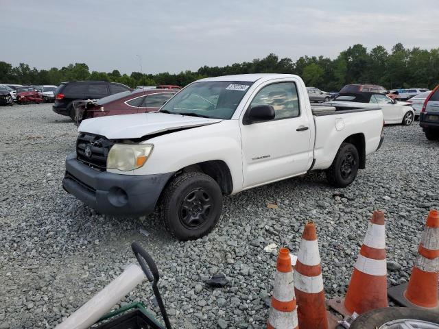 5TENX22N27Z458784 - 2007 TOYOTA TACOMA WHITE photo 1