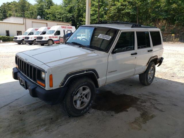 1J4FB28S81L608767 - 2001 JEEP CHEROKEE SE WHITE photo 1