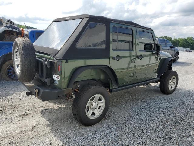 1J4GA59138L549846 - 2008 JEEP WRANGLER U SAHARA GREEN photo 3