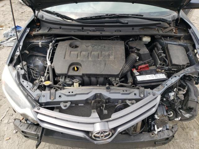 2T1BURHE2GC588758 - 2016 TOYOTA COROLLA L BLUE photo 11