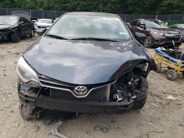 2T1BURHE2GC588758 - 2016 TOYOTA COROLLA L BLUE photo 5