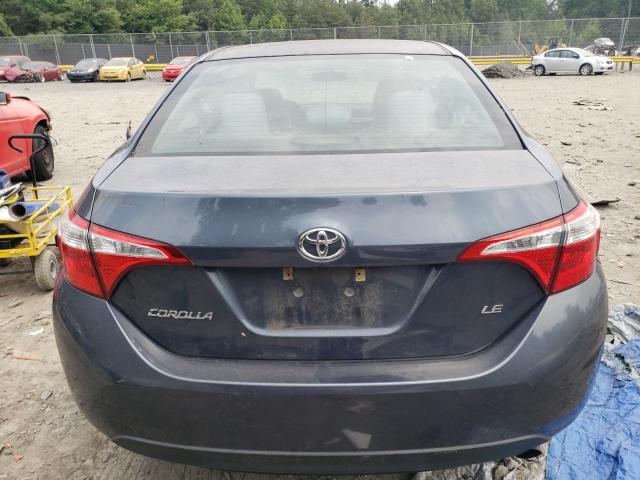 2T1BURHE2GC588758 - 2016 TOYOTA COROLLA L BLUE photo 6