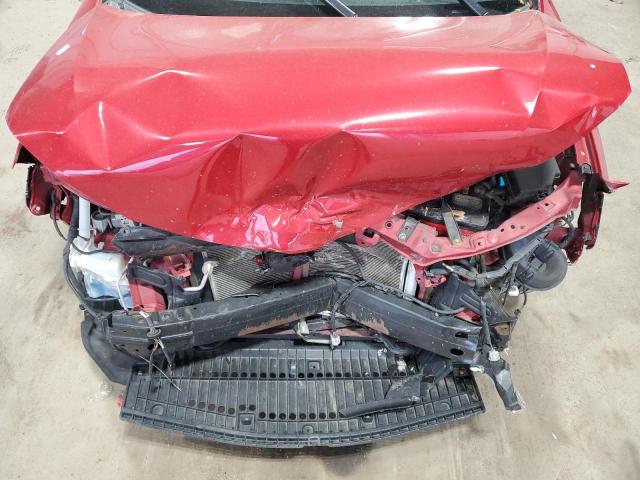 2T1BURHE3HC762306 - 2017 TOYOTA COROLLA L RED photo 11