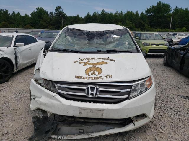 5FNRL5H49CB141769 - 2012 HONDA ODYSSEY EX WHITE photo 5