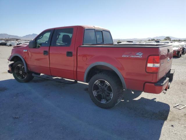 1FTPW14V36FB45273 - 2006 FORD F150 SUPERCREW RED photo 2