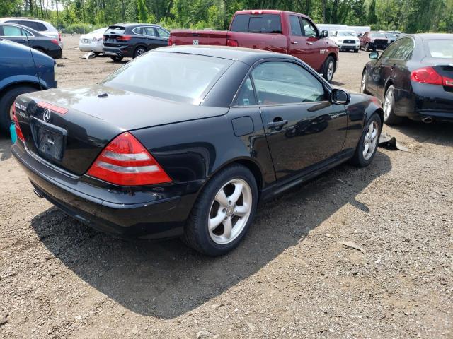 WDBKK65FX1F208726 - 2001 MERCEDES-BENZ SLK 320 BLACK photo 3