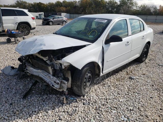 1G1AK55F577400347 - 2007 CHEVROLET COBALT LS WHITE photo 2